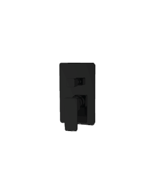 2-way built-in black shower mixer 7576 DARK